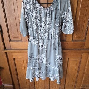 Maurices Blue Floral Midi Dress